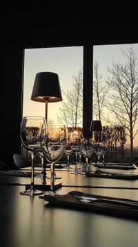 Sonnenuntergang_Blick vom Restaurant